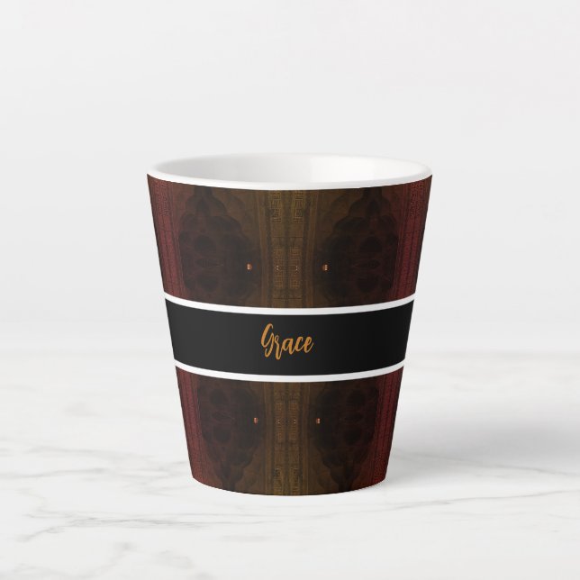Vintage Iran Isfahan Freitagsmoschee Milchtasse (Vorderseite)