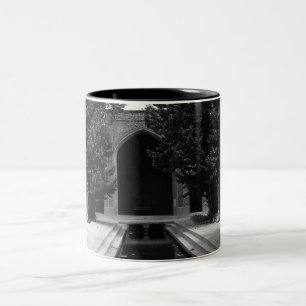 Vintage Iran Isfahan Moschee Zwei-Tone-Kaffee-Tass Zweifarbige Tasse