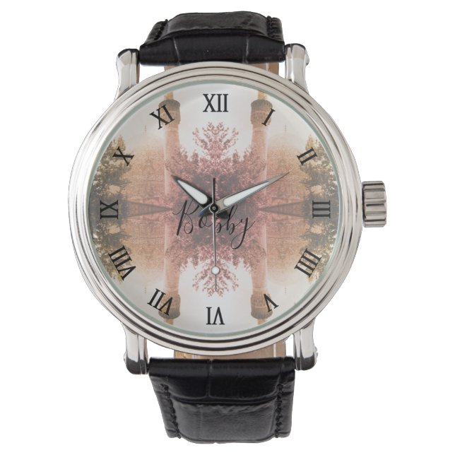 Vintage Iran Isfahan royal mosque Armbanduhr (Vorderseite)