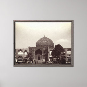 Vintage Iran Isfahan Schah-Moschee Leinwanddruck
