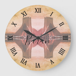 Vintage Iran Teheran Azadi-Platz Große Wanduhr