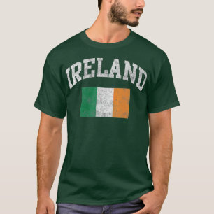 Vintage Ireland Irisch Flagge Grün St T-Shirt