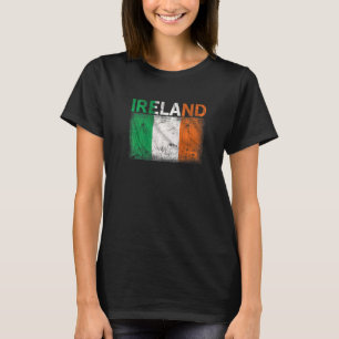 Vintage Ireland Irisch Flagge Stolz T-Shirt
