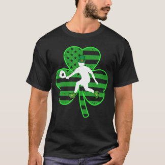 Vintage irisch-amerikanische Flagge St. Patricks D T-Shirt