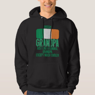 Vintage irische Grandpa Irland-Flagge für Vater S  Hoodie