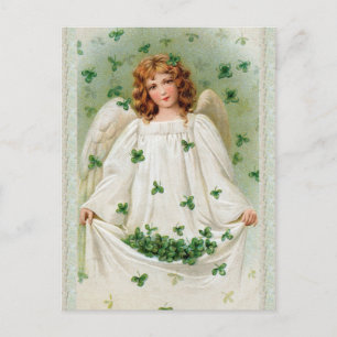 Vintage Irish Angel Postcard  Postkarte