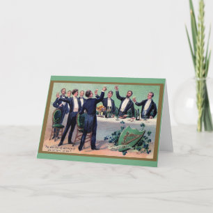 Vintage Irish Toast St. Patrick's Day Card Karte