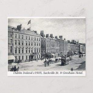 Vintage Irland, 1905 Sackville Street Dublin Postkarte