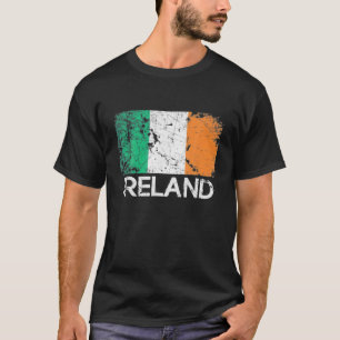 Vintage Irland irische Flagge Stolz Geschenk T-Shirt