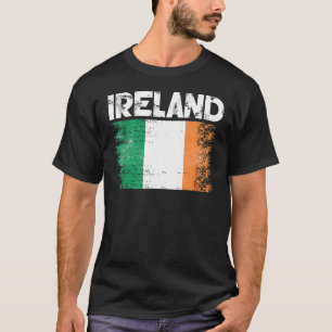 Vintage Irland Irische Flagge Stolz Patriotische D T-Shirt