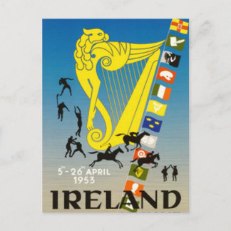 Vintage Irland - Postkarte