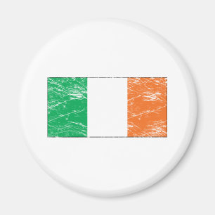 Vintage Irlandflagge Magnet