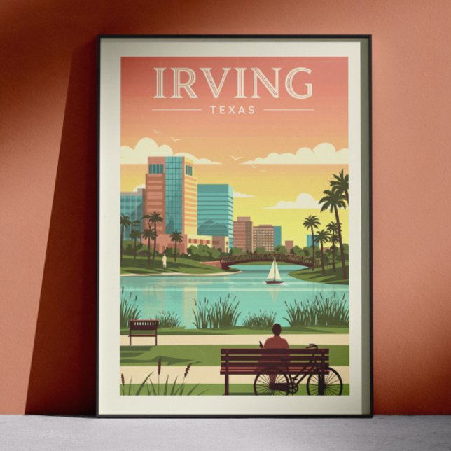 Vintage Irving Texas Poster (Von Creator hochgeladen)
