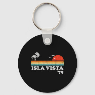 Vintage Isla Vista Beach Kalifornien Retro Surfen  Schlüsselanhänger