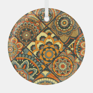 Vintage islamische Motive, dekorativ nahtlos. Ornament Aus Glas