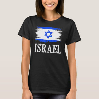 Vintage israelische Flagge I Liebe Israel T-Shirt