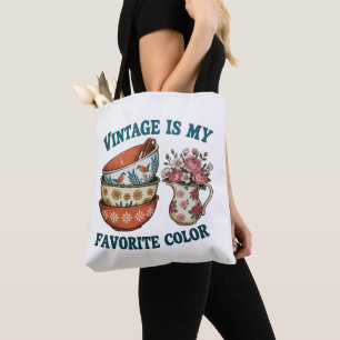 Vintage ist meine Lieblingsfarbe Floral Retro Lieb