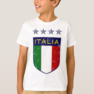 Vintage Italia Fußball doppelseitig  T-Shirt