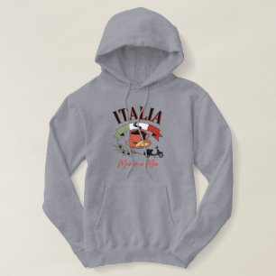 Vintage Italia Kaffee, Retro-Roller & Mamma Mia Hoodie