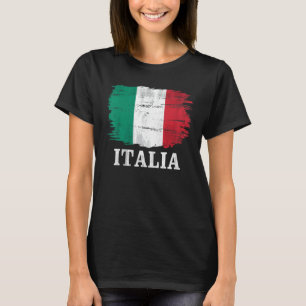 Vintage-Italien-Flagge für Italien Italienisch Ita T-Shirt