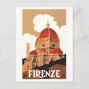 Vintage - Italien, Florenz - Postkarte