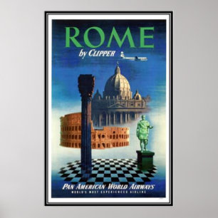 Vintage - Italien, Rom - Poster