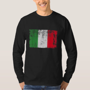 Vintage Italienflagge Cool Italia Italienische Fla T-Shirt