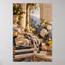Vintage Italienische Riviera Slow Living Wandkunst