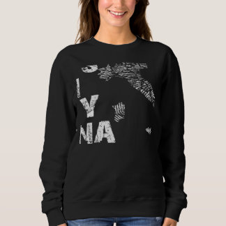 Vintage It's In My DNA Italy Fingerprint Map Itali Sweatshirt