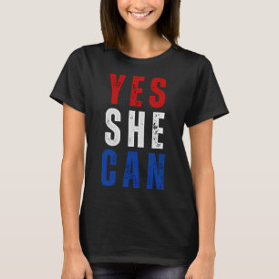 Vintage Ja, sie kann Kamala Harris 2024 Wahlen T-Shirt