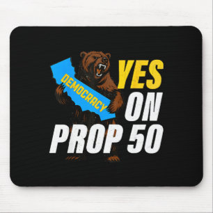 Vintage Ja zu Prop 50 Amerikanische Flagge Patriot Mousepad