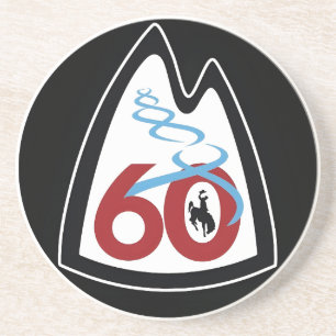 Vintage Jackson Hole Ski Resort Wyoming Gästebewer Getränkeuntersetzer