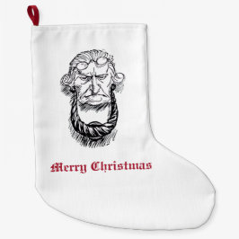 Vintage Jacob Marley Dickens A Christmas Carol Großer Weihnachtsstrumpf