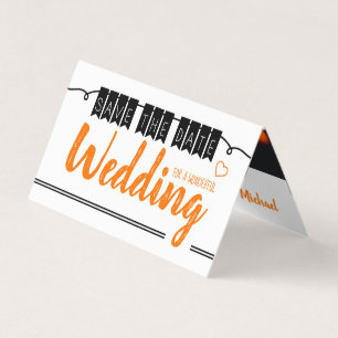 Vintage Jagd, Foto Save the Date Karte