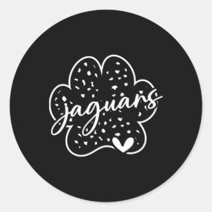 Vintage Jaguars Schulgeist Team Stolz Zurück zur S Runder Aufkleber