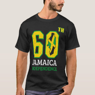 Vintage jamaikanische Flagge Stolz Jamaika 60. Una T-Shirt