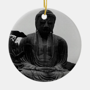 Vintage Japan Kamakura Großer Buddha Magnet Keramik Ornament