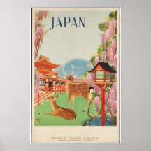Vintage-Japan-Stadt-Reise-Klassiker-Plakat 1930er