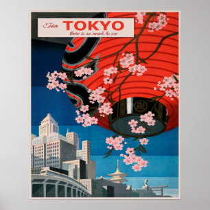 Vintage Japan Travel Poster