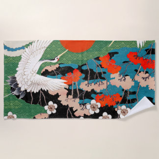 Vintage Japanese Art  Strandtuch