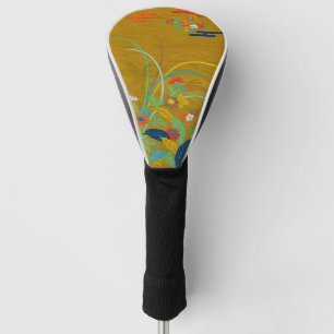 Vintage Japanische Blumen Wildblume G.A. Audsley Golf Headcover