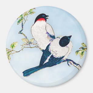 Vintage japanische Farbskizze Magnet