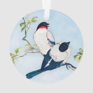 Vintage japanische Farbskizze Ornament