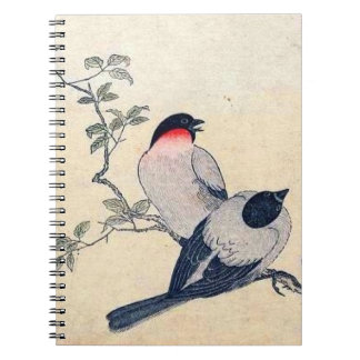 Vintage japanische Fink-gewundenes Notizbuch Notizblock