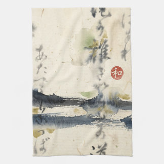 Vintage-Japanische Kalligrafiekunst (11) Geschirrtuch