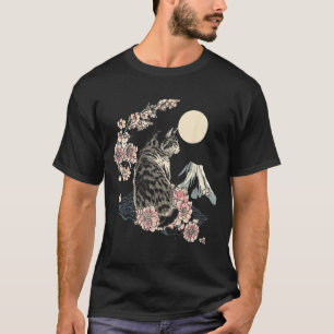 Vintage Japanische Katze T-Shirt