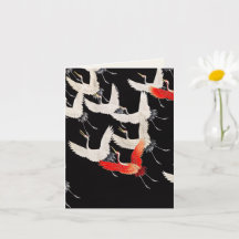 Vintage japanische Kimono-Designkarte