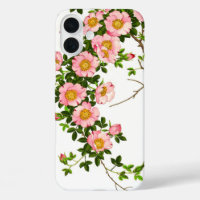Vintage japanische Kirschblüten, Rosa und Gold
