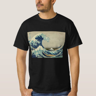 Vintage japanische Kunst, Die große Welle von Hoku T-Shirt