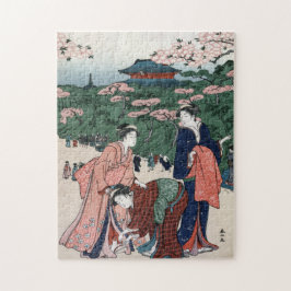 Vintage japanische Kunst Puzzle